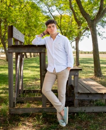 PANTALÓN LINO CAMEL