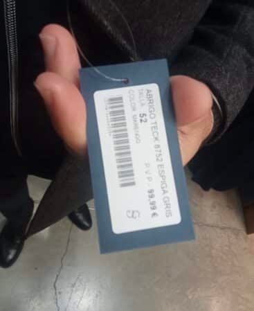 ABRIGO TECK 8752 ESPIGA GRIS